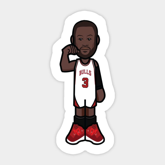 Dwyane Wade Sticker by asGraphics